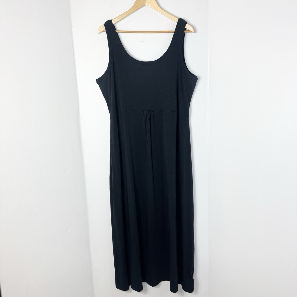 Columbia PFG Reel Beauty Maxi Dress 2XL Black Beach Outdoors Travel Stretch - Picture 1 of 9